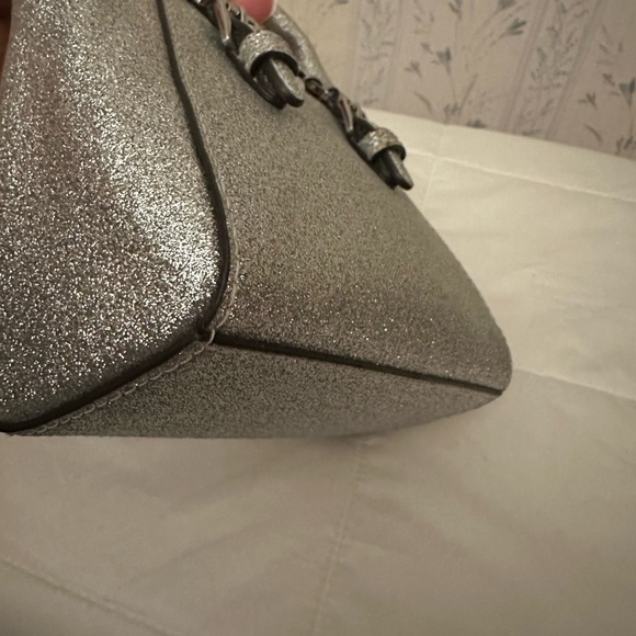 Michael Kors Metallic Silver Mini Bag - Picture 11 of 16